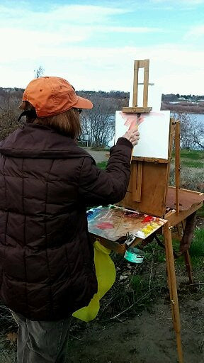 Location Painting sets Her Apart